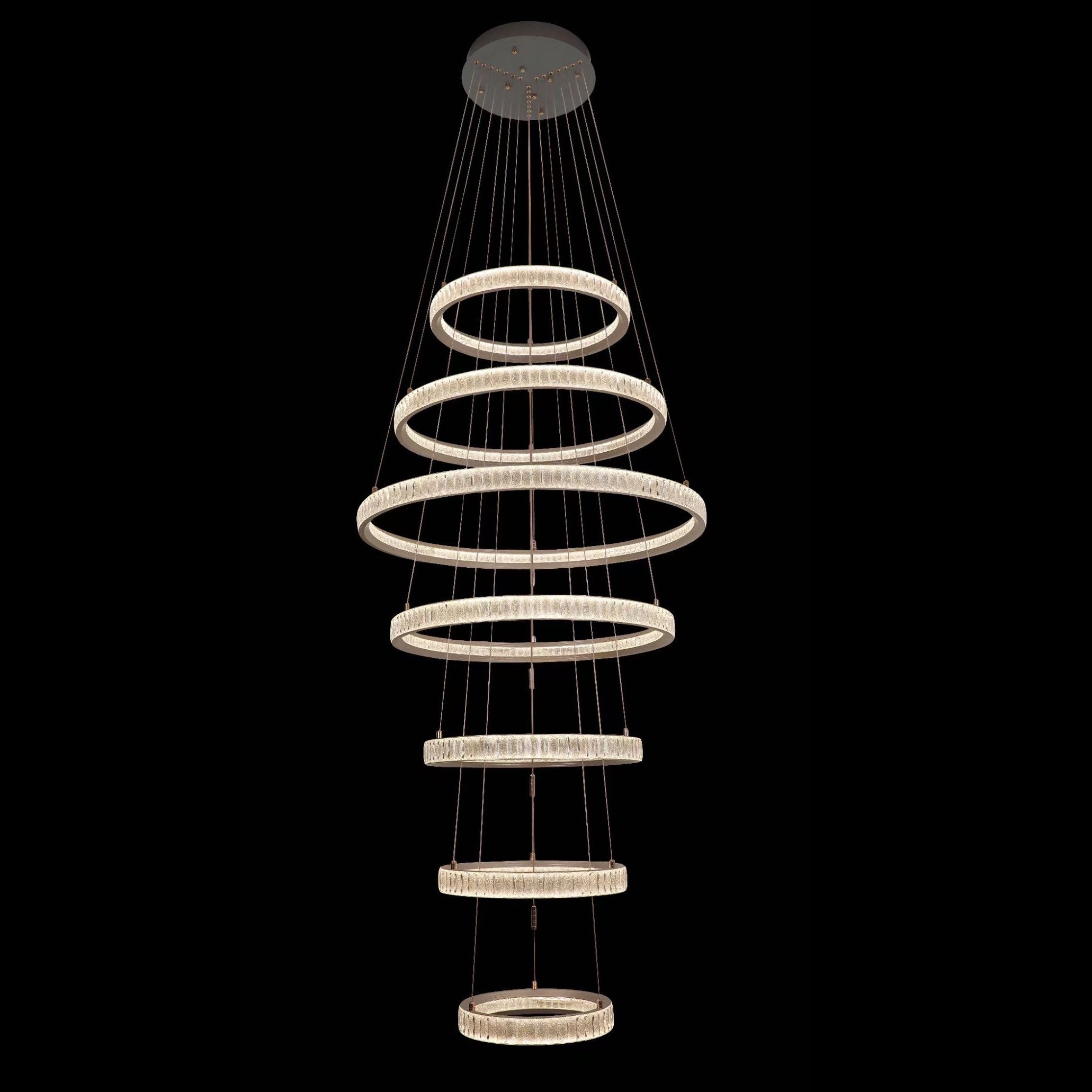 Light luxury high-end long pendant light