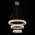 Minimalist modern circular ice flower chandelier