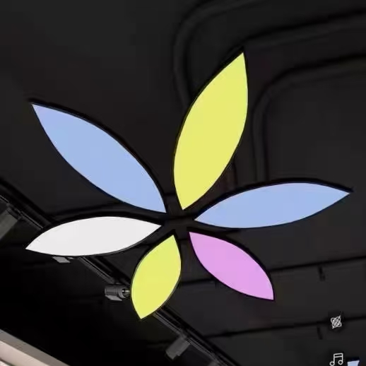led雪花创意吊灯