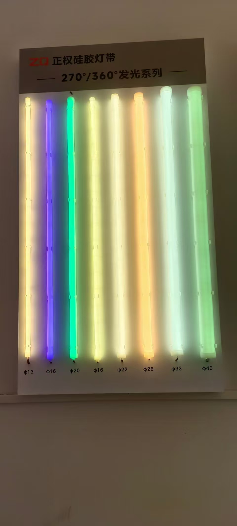 270/360发光系列硅胶灯带