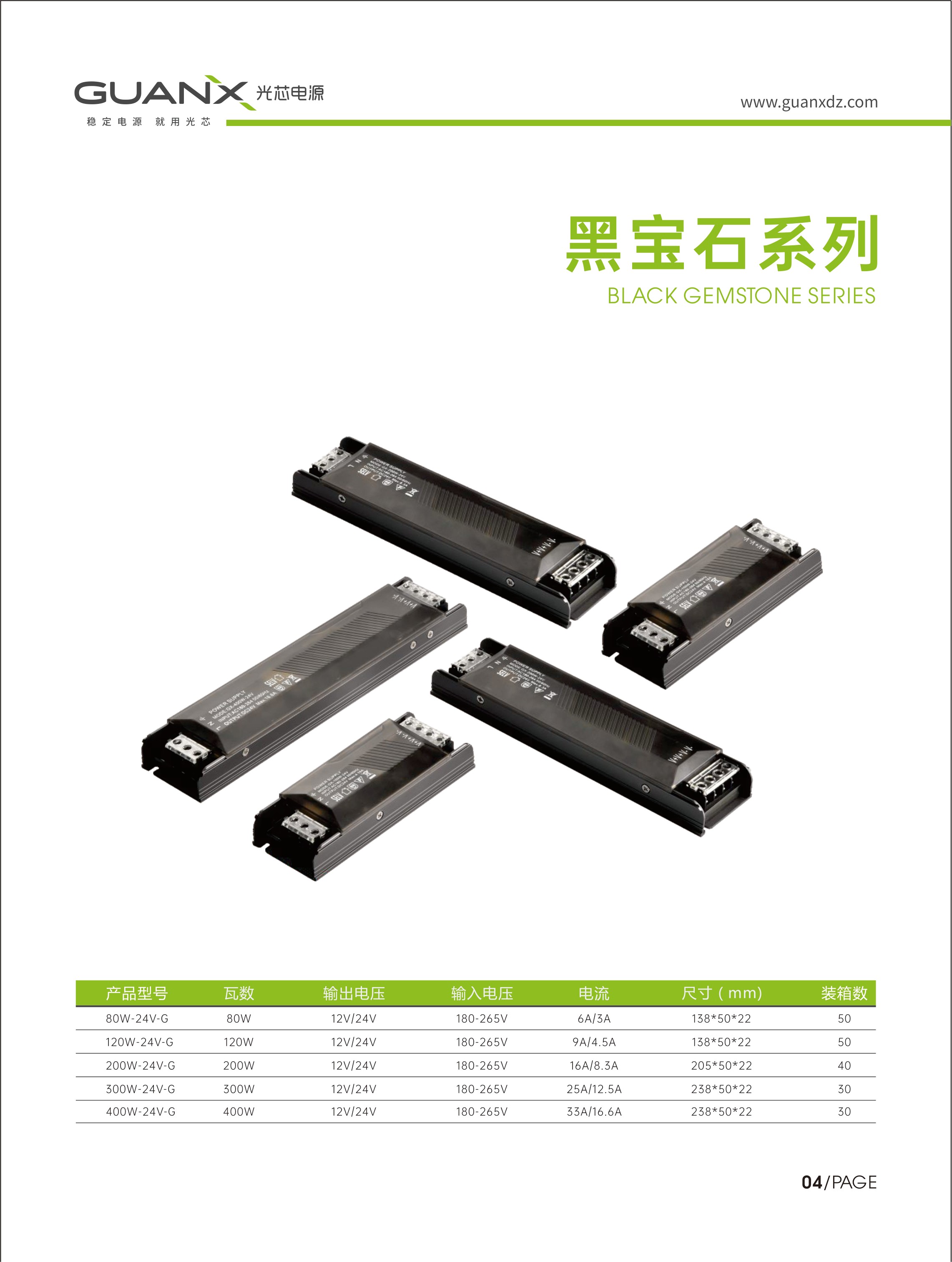 黑宝石系列LLC谐振方案驱动电源