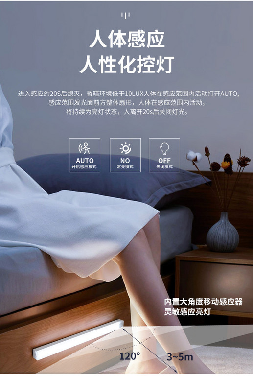 LED智能感应长条灯