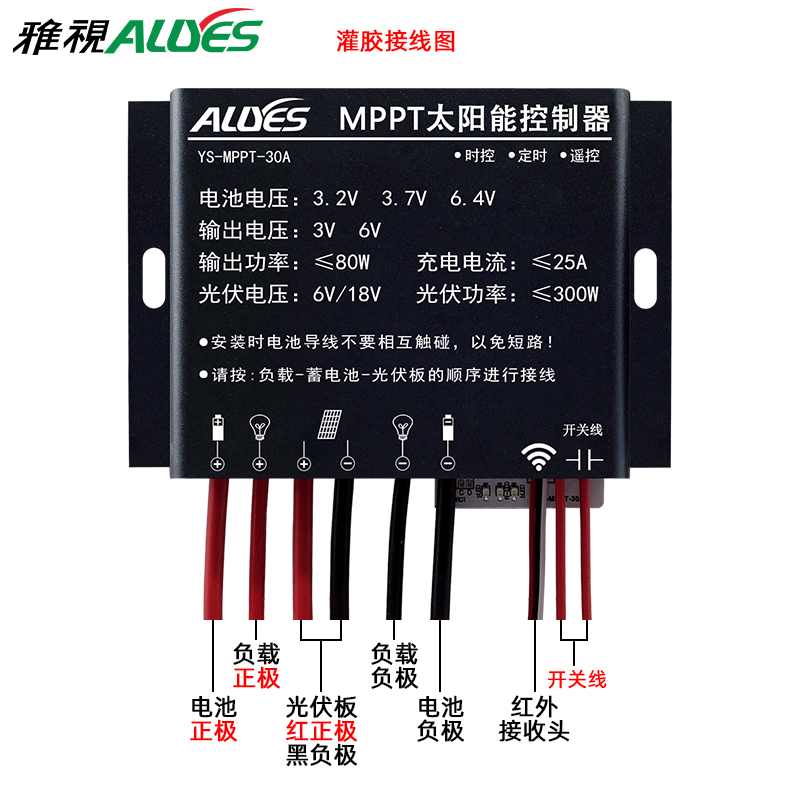 MPPT太阳能控制器30A