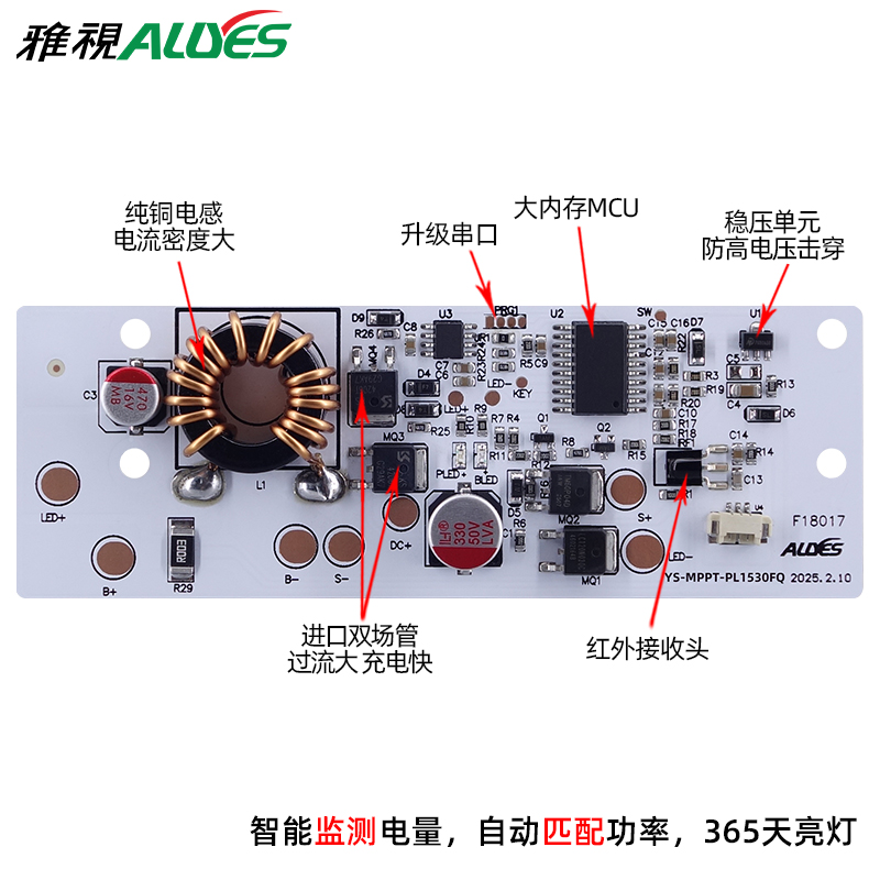 太阳能控制器平压MPPT-PL1530FQ
