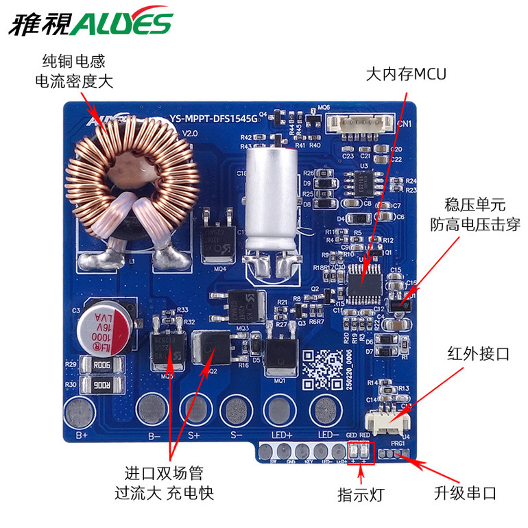 太阳能感应控制器MPPT-DFS1545G