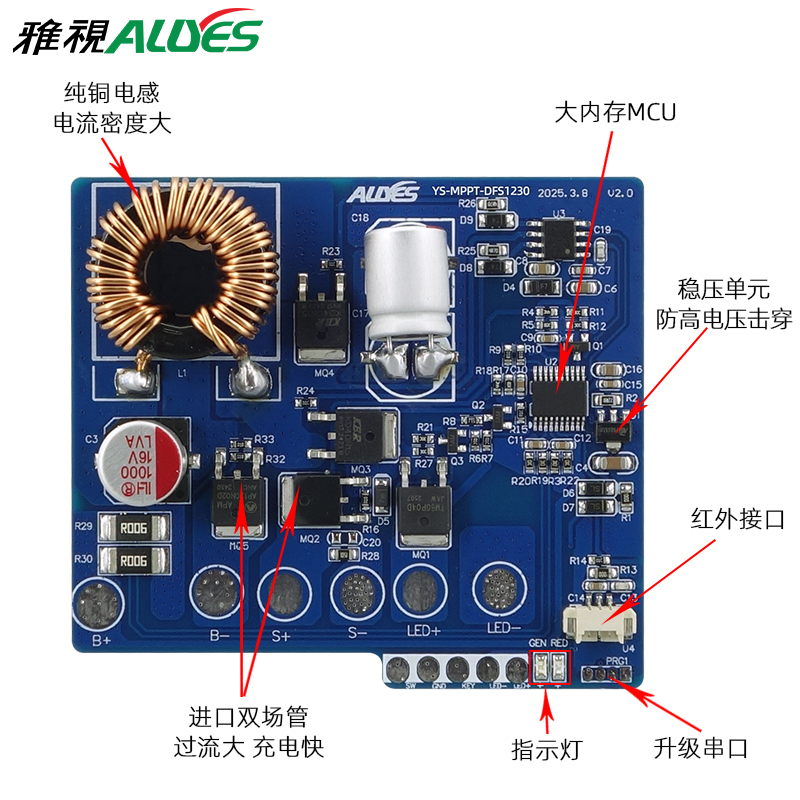 太阳能升压控制器MPPT-DFS1230