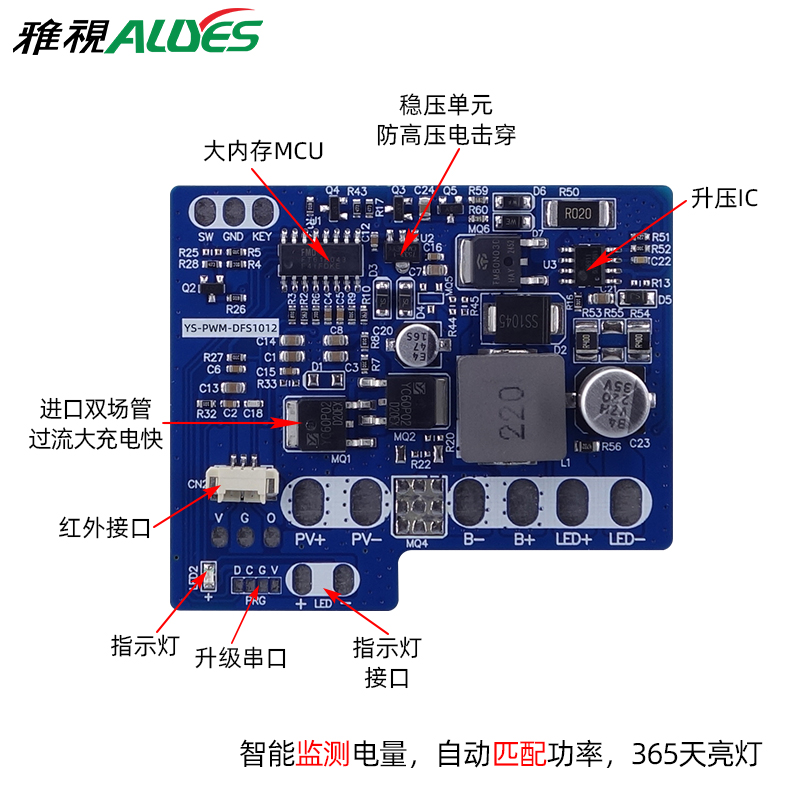 太阳能升压控制器PWM-DFS1012