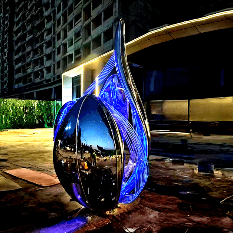 联球外星科技能量装置景观雕塑