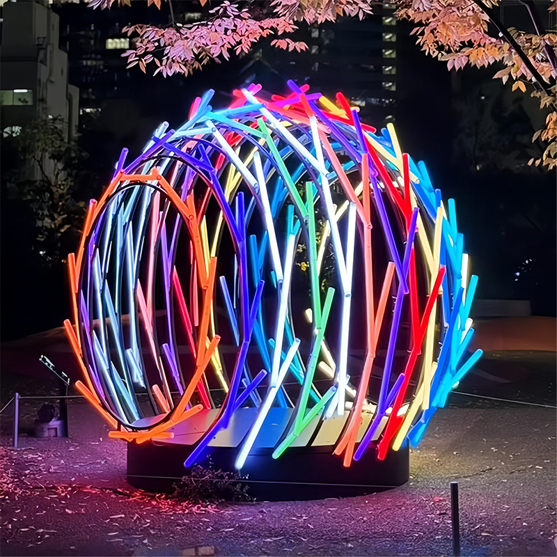 户外商业街公园红韵旋梦景观艺术灯