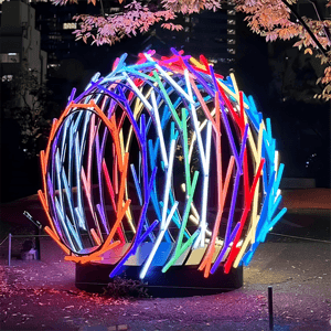 户外商业街公园红韵旋梦景观艺术灯