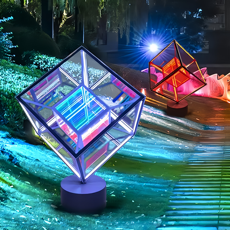 联球户外魔幻魔方景观灯