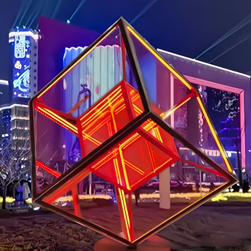联球户外魔幻魔方景观灯