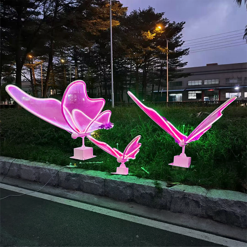 联球户外可变蝴蝶装置景观灯