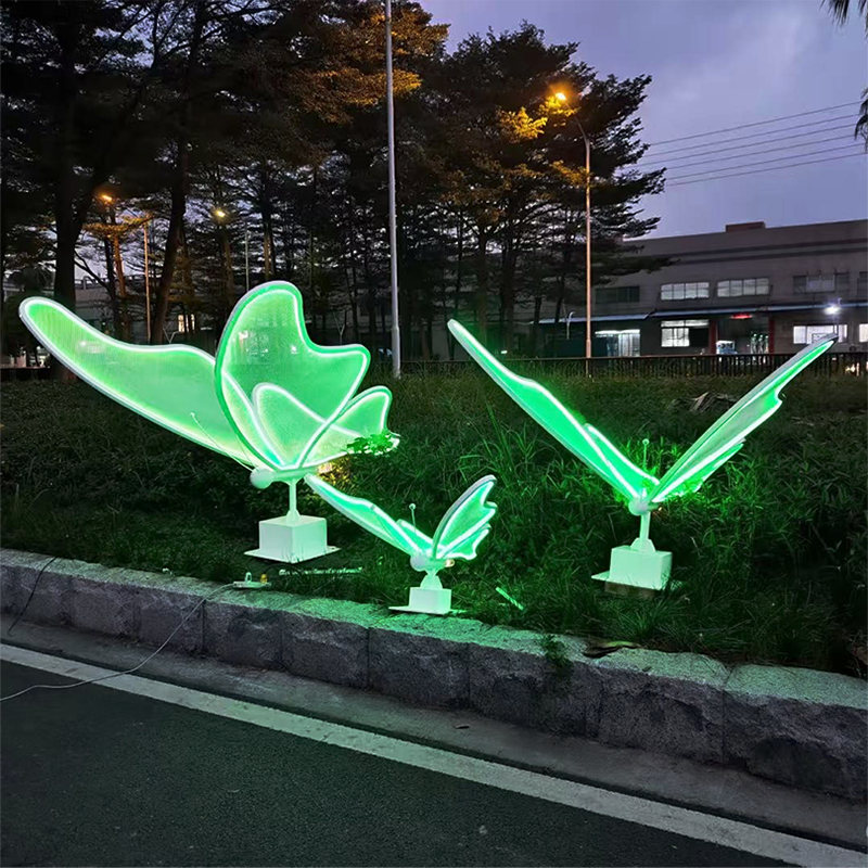 联球户外可变蝴蝶装置景观灯