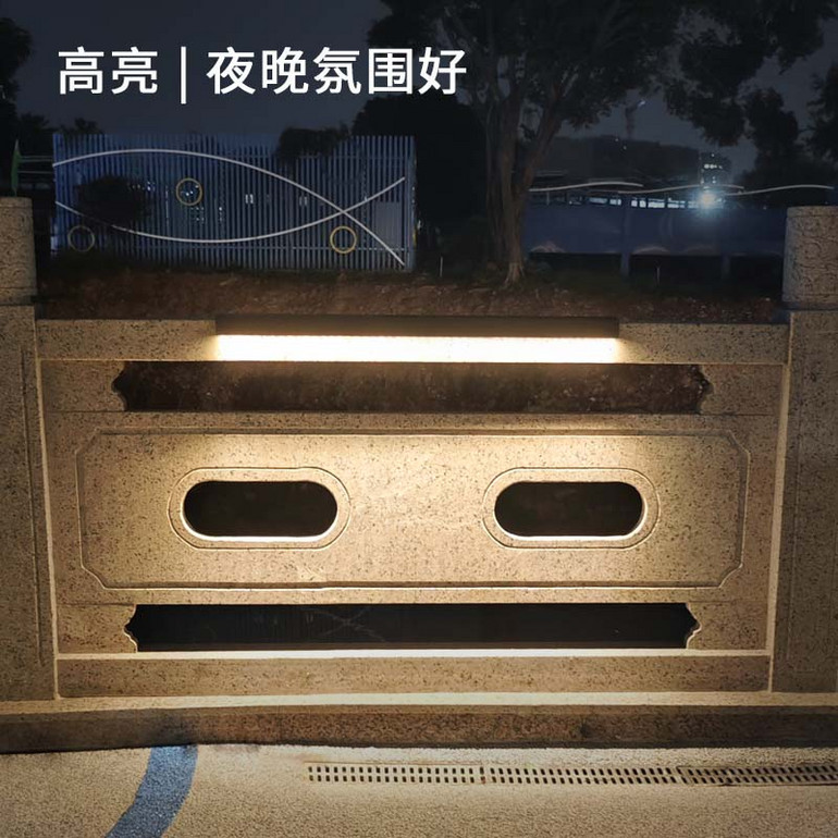 太阳能压克力线条灯