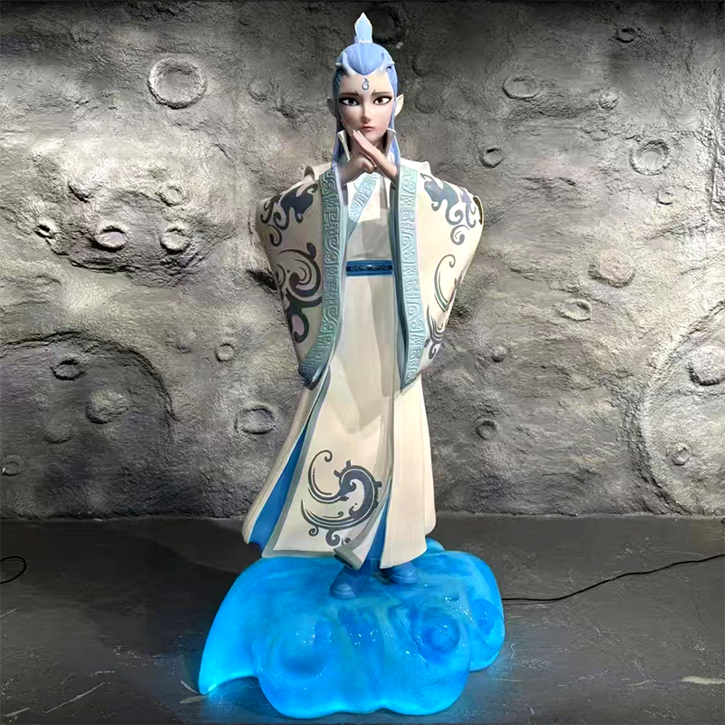 联球户外哪吒人物角色雕塑景观灯