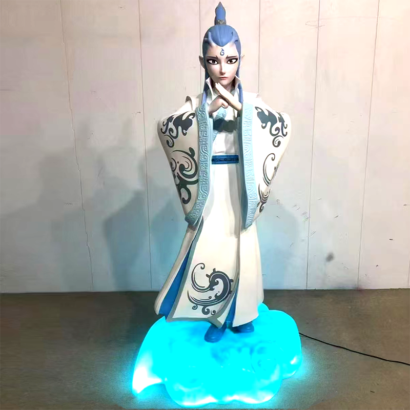 联球户外哪吒人物角色雕塑景观灯