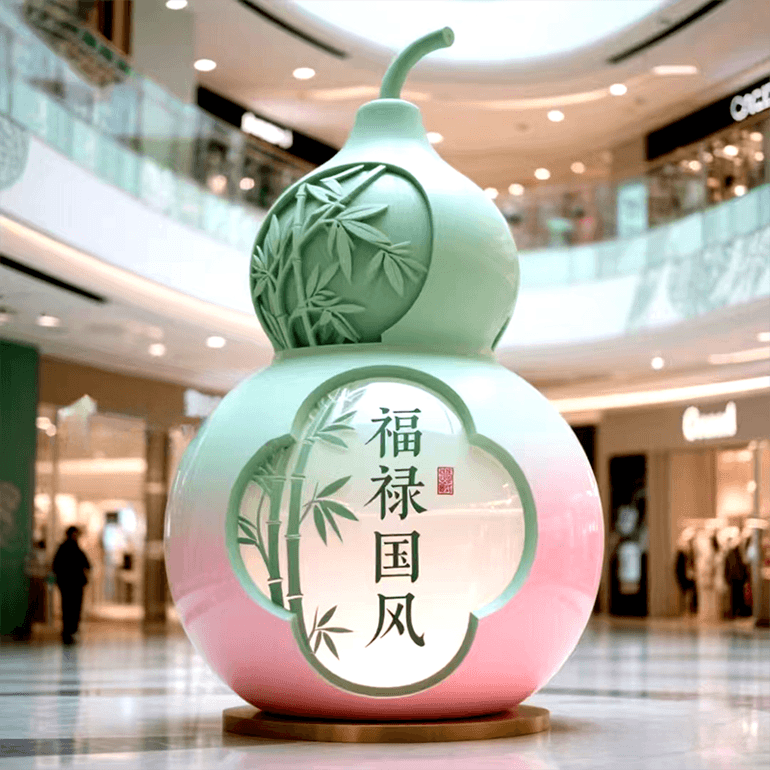 联球户外国风不锈钢打雕塑景观灯