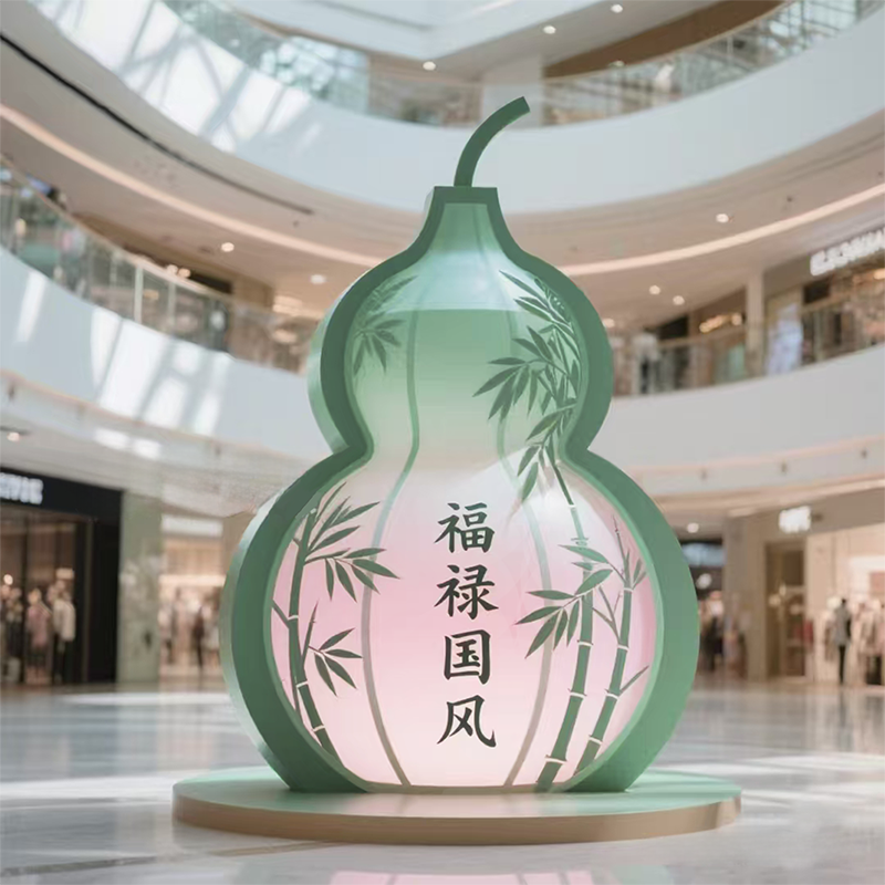 联球户外国风不锈钢打雕塑景观灯