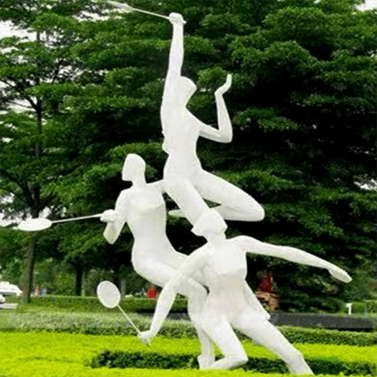 联球全民运动不锈钢雕塑景观