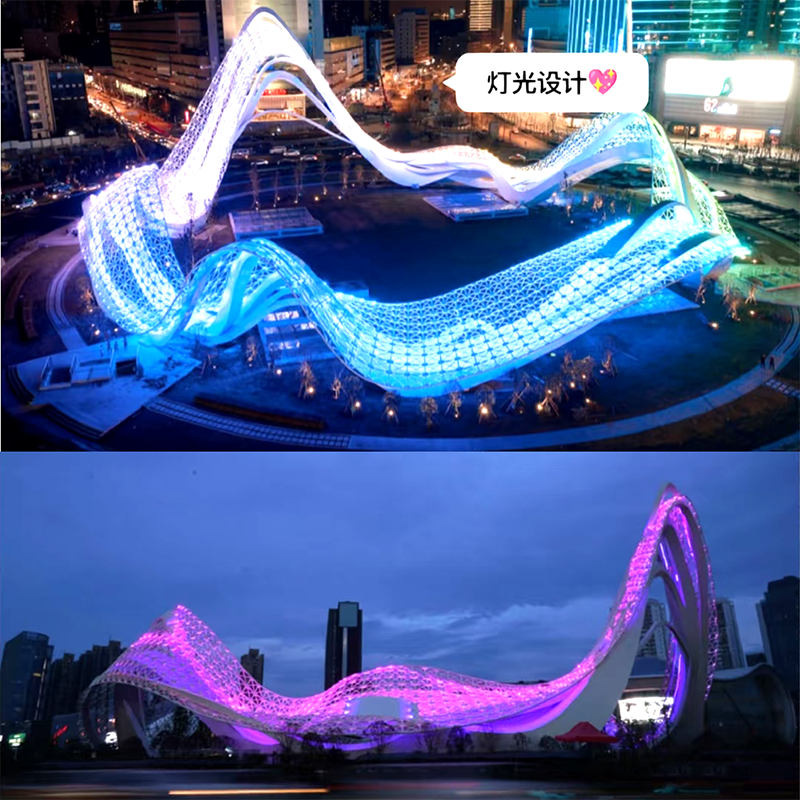 联球大型城市地标但是景观灯