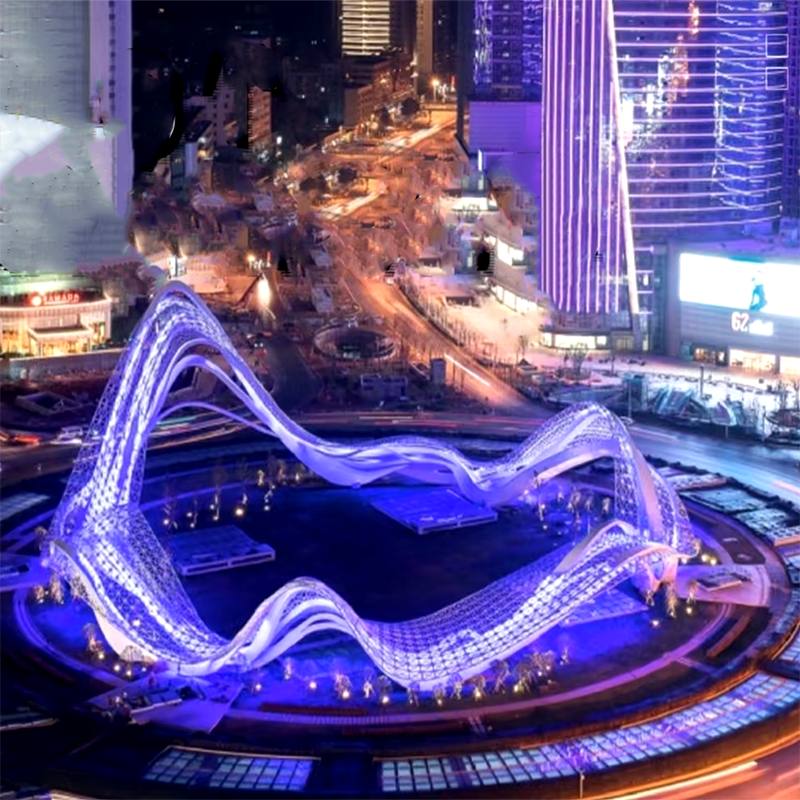 联球大型城市地标但是景观灯