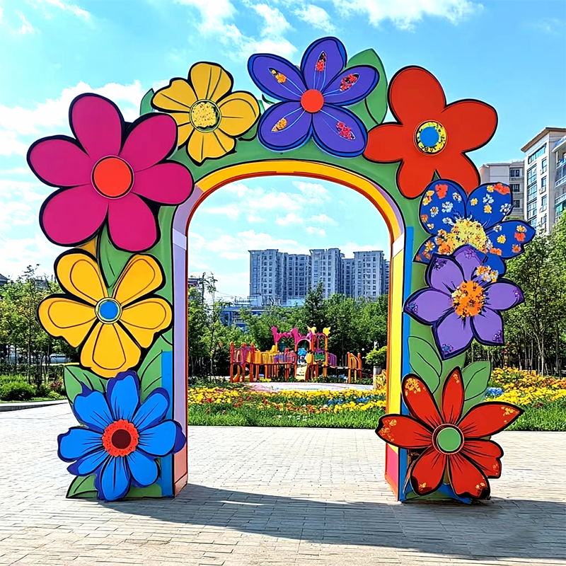 联球不锈钢图画拍照框雕塑景观灯