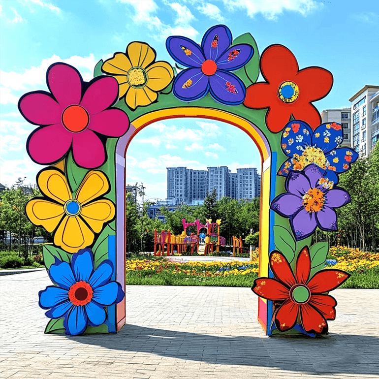 联球不锈钢图画拍照框雕塑景观灯