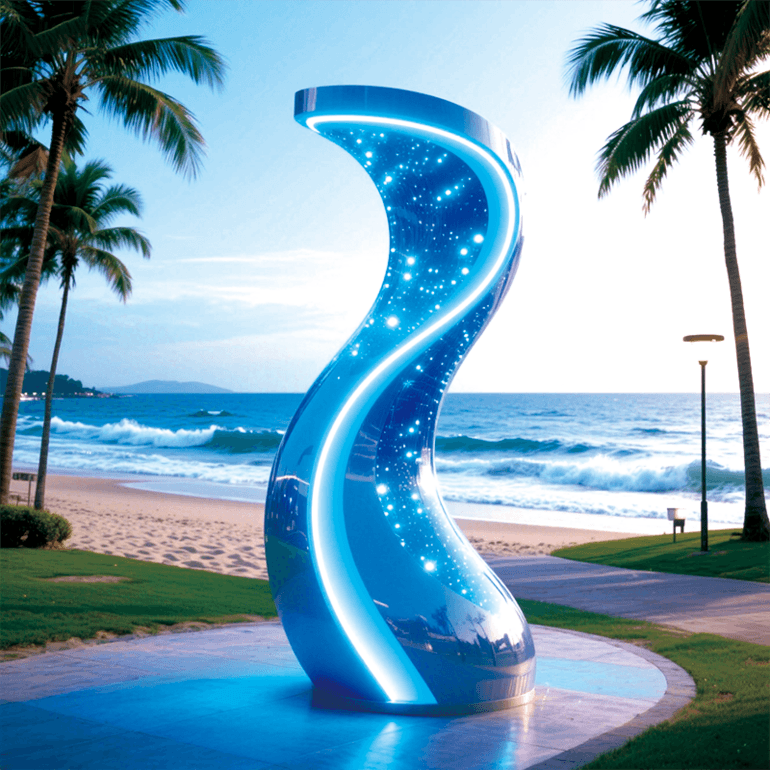 海穹星湾景观照明营造梦幻氛围