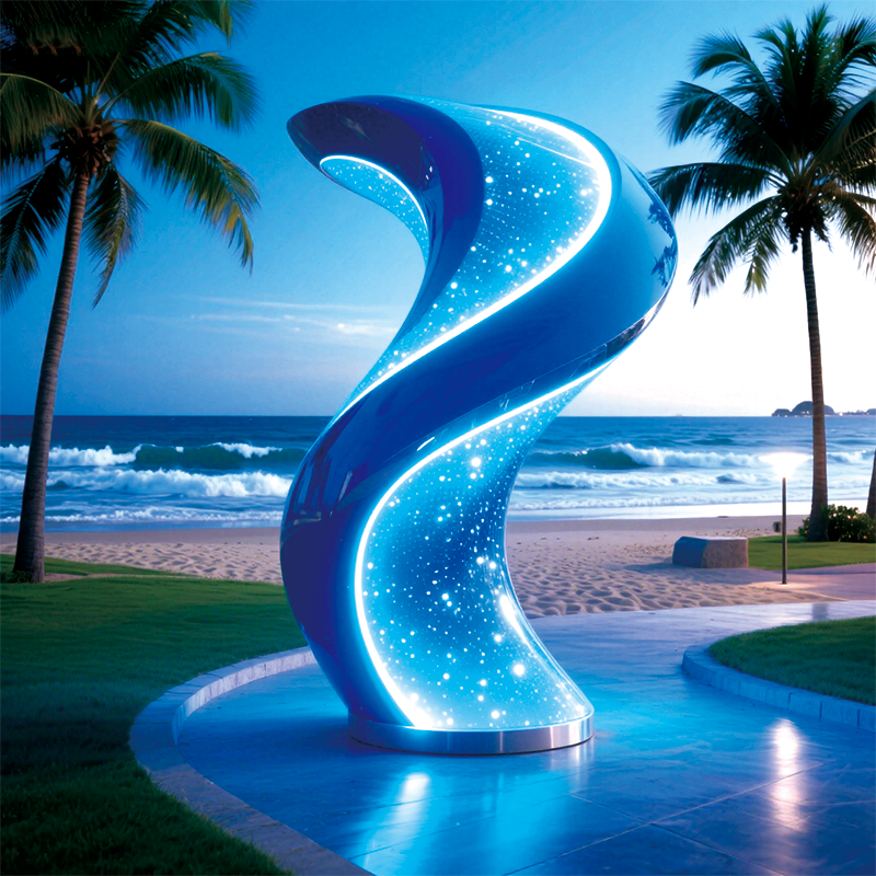 海穹星湾景观照明营造梦幻氛围