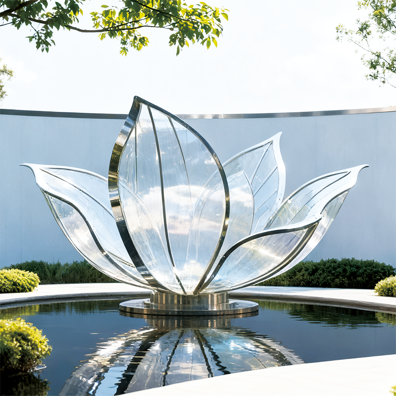 莲华溢彩,金属线条勾勒出花瓣的轮廓，精致又富有层次感浪漫的氛围