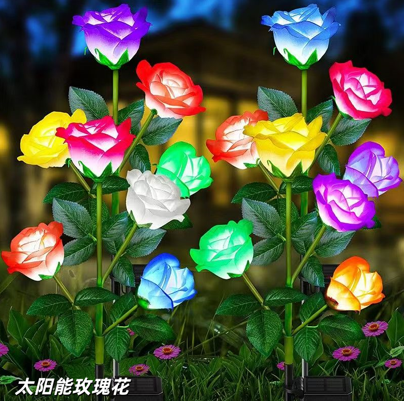 太阳能玫瑰花