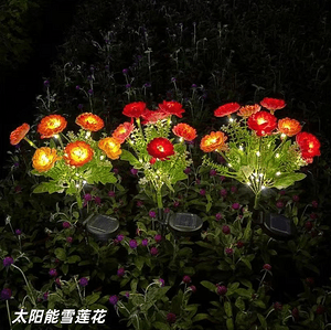太阳能雪莲花