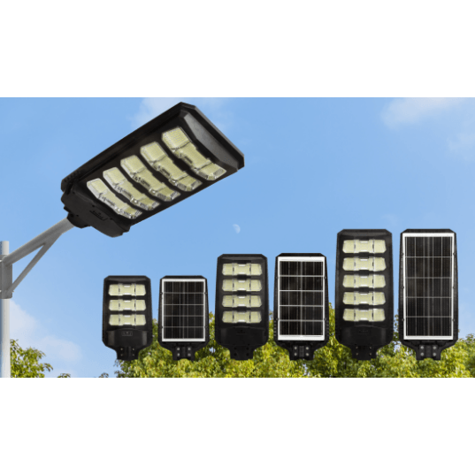 Integrated high brightness streetlights for rural roads