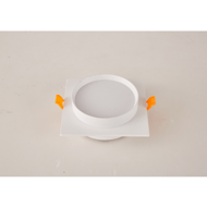 Square LED corridor spotlight