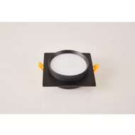 Black grid square tube light