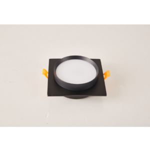 Black grid square down light
