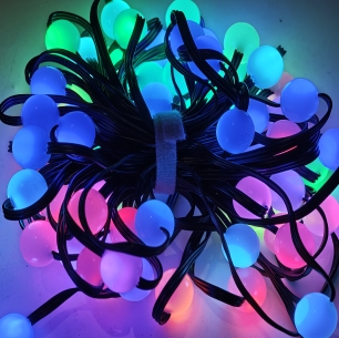 Supermarket colorful ball vitality LED string lights