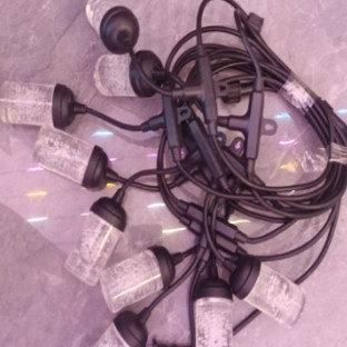 Courtyard roadside waterproof LED string lights