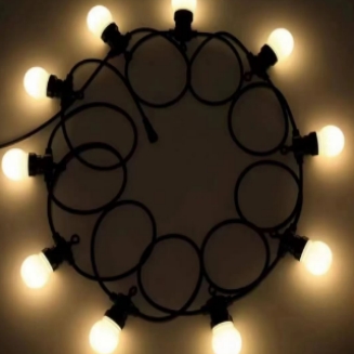 Light bulb hotel restaurant decorative string lights