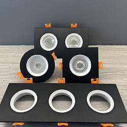 LED anti glare embedded wall wash spotlight kit