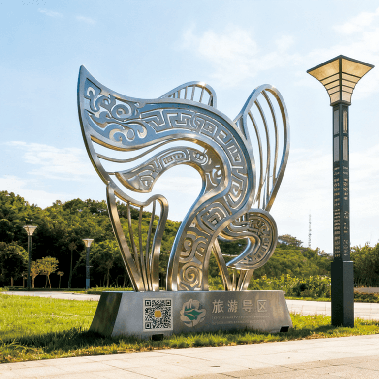 锦纹凝章景观适合城市文化广场、主题公园、景区入口核心文化景点