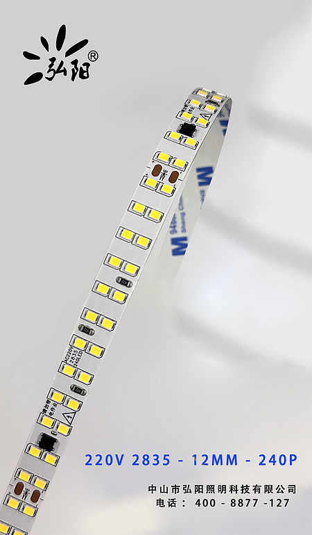 220V-2835-12MM-240P 免驱灯带