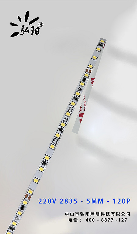 220V-2835-5MM-120P 免驱灯带
