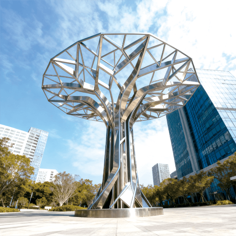 科技之树 景观灯 —未来感灯光与艺术造型融合的城市夜景观地标