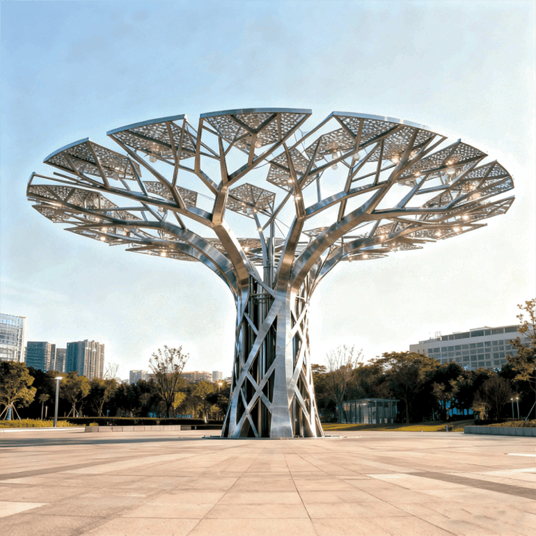 “生命之冠” 景观灯 —艺术造型与照明功能兼具的城市公共艺术装