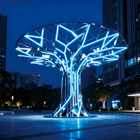 科技之树 景观灯 —未来感灯光与艺术造型融合的城市夜景观地标