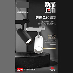30W高光效家用导轨灯