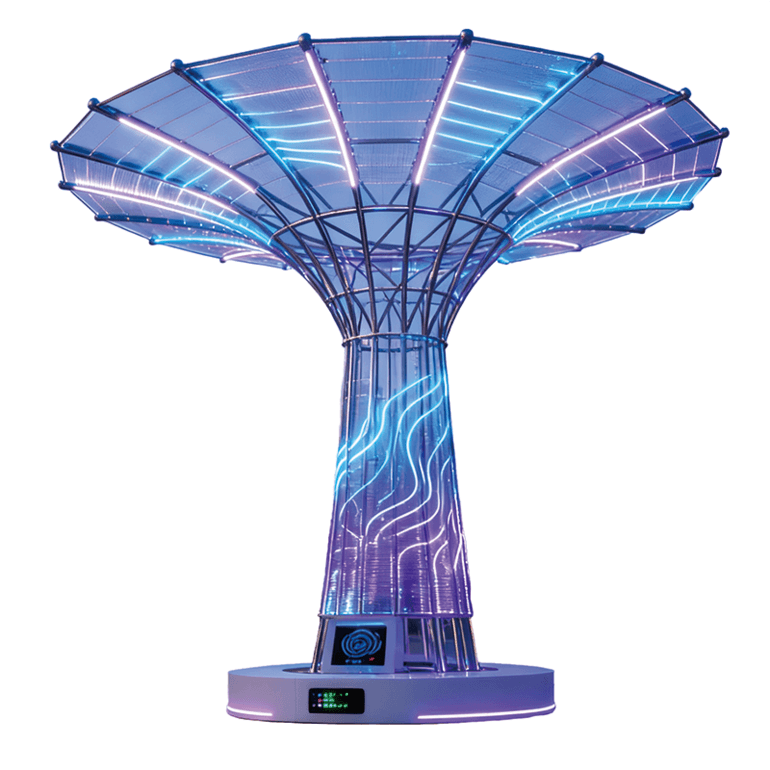 动态光效随环境灵动变幻既提升空间科技格调又能吸引人群驻足探索