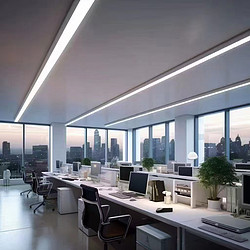 Indoor minimalist rectangular pendant light